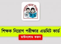 Primary Teacher Exam Admit Card 2019