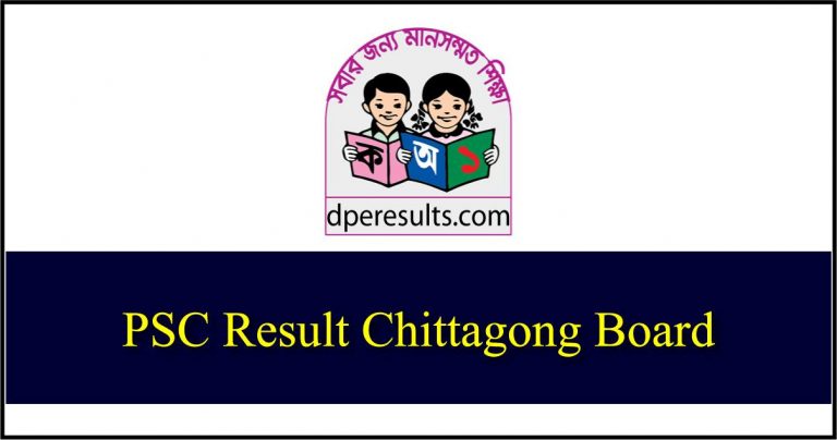 PSC Result 2019 Chittagong Board