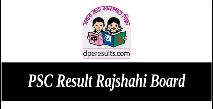 PSC Result 2019 Rajshahi Board