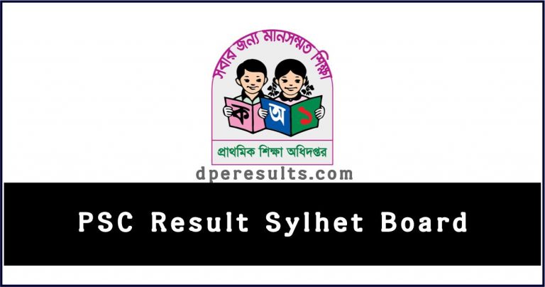 PSC Result Sylhet Board